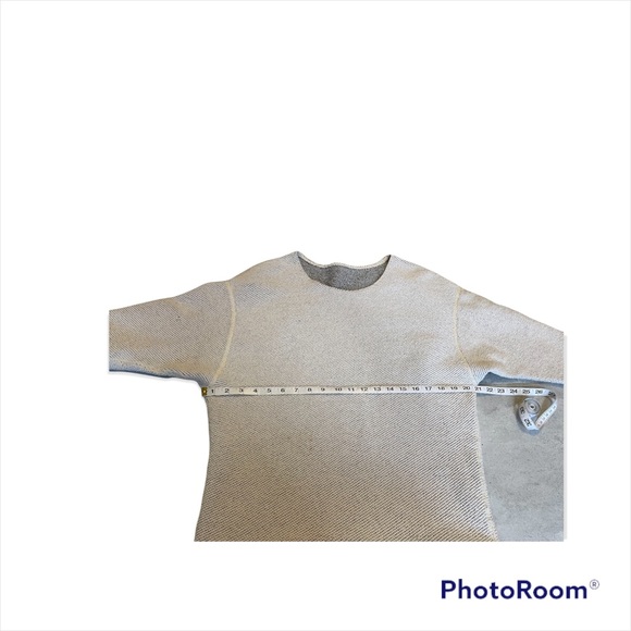American Apparel Easy Sweater (Reversible) in Grey/Natural - Picture 8 of 11